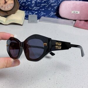 Miu Miu Elegant Black Sunglasses